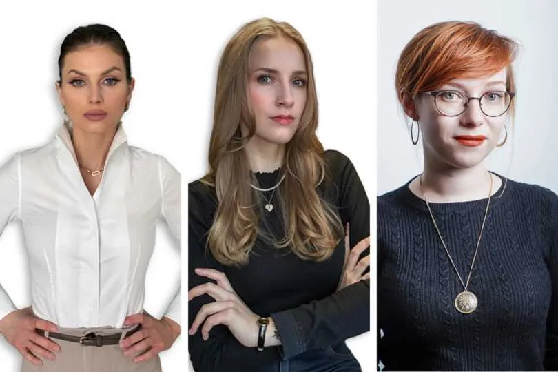 Linda Loran, Leonie Plaar und Kathrin Gebel, die Teilnehmerinnen des Panel-Talks.